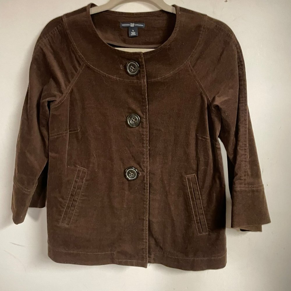 Vintage velvet Gap jacket women’s 6 Y2K coat jacket